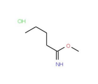 Methyl Valerimidate, Hydrochloride (CAS 39739-46-3) - chemical structure image