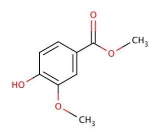 Methyl vanillate (CAS 3943-74-6) - chemical structure image