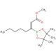 Methyl (Z)-oct-2-enoate-3-boronic acid pinacol ester (CAS 352534-74-8) - chemical structure image