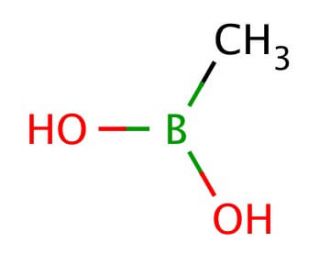 Methylboronic acid (CAS 13061-96-6) - chemical structure image