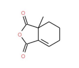 Methylcyclohexene-1,2-dicarboxylic anhydride (CAS 11070-44-3) - chemical structure image