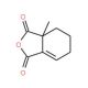 Methylcyclohexene-1,2-dicarboxylic anhydride (CAS 11070-44-3) - chemical structure image