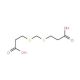 Methylenebis(3-thiopropionic acid) (CAS 4265-57-0) - chemical structure image