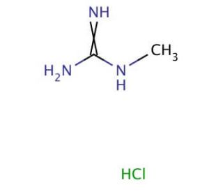 Methylguanidine hydrochloride (CAS 21770-81-0) - chemical structure image