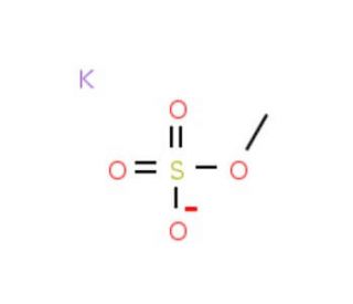 Methylsulfuric Acid Potassium Salt (CAS 562-54-9) - chemical structure image