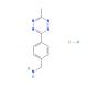 Methyltetrazine-Amine hydrochloride (CAS 1345955-28-3) - chemical structure image
