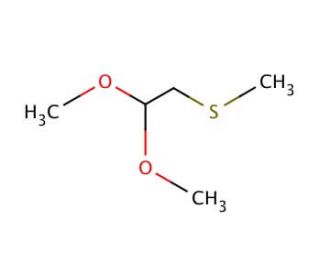 (Methylthio)acetaldehyde dimethyl acetal (CAS 40015-15-4) - chemical structure image