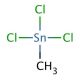 Methyltin trichloride (CAS 993-16-8) - chemical structure image