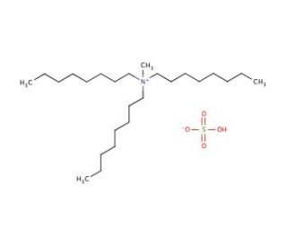 Methyltrioctylammonium hydrogen sulfate (CAS 59158-14-4) - chemical structure image