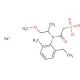 Metolachlor ESA sodium salt (CAS 947601-85-6) - chemical structure image