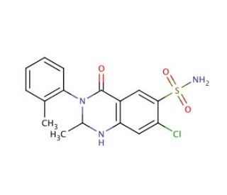 Metolazone (CAS 17560-51-9) - chemical structure image