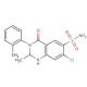 Metolazone (CAS 17560-51-9) - chemical structure image
