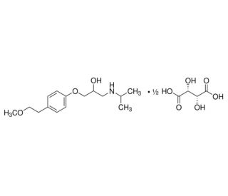 Metoprolol Tartrate (CAS 56392-17-7) - chemical structure image