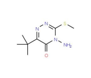 Metribuzin (CAS 21087-64-9) - chemical structure image