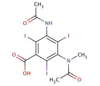 Metrizoic Acid - chemical structure image