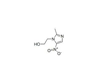 Metronidazole (CAS 443-48-1) - chemical structure image