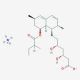 Mevinolinic acid, monoammonium salt (CAS 77550-67-5) - chemical structure image