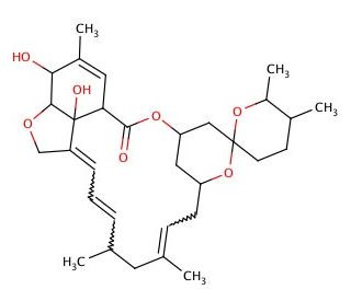 Milbemycin A3 (CAS 51596-10-2) - chemical structure image