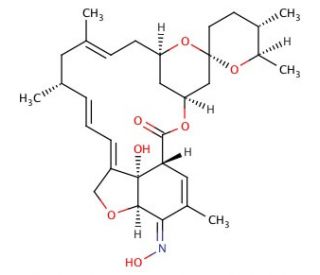 Milbemycin A3 oxime - chemical structure image