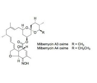 Milbemycin oxime (CAS 129496-10-2) - chemical structure image