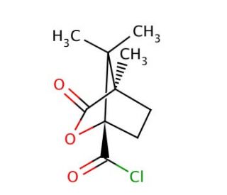 (&minus;)-(1S,4R)-Camphanoyl Chloride (CAS 39637-74-6) - chemical structure image