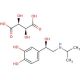 (−)-Isoproterenol (+)-bitartrate salt (CAS 54750-10-6) - chemical structure image
