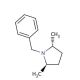 (−)-N-Benzyl-(2R,5R)-2,5-dimethylpyrrolidine (CAS 119008-53-6) - chemical structure image