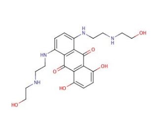 Mitoxantrone (CAS 65271-80-9) - chemical structure image