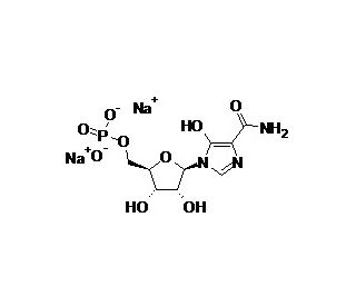 Mizoribine 5&prime;-Monophosphate sodium salt (CAS 62025-48-3) - chemical structure image