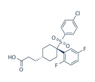 MK-0752 (CAS 471905-41-6) - chemical structure image