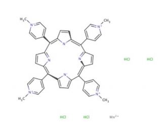 Mn(III) meso-Tetra (N-methyl-4-pyridyl) porphine pentachloride - chemical structure image