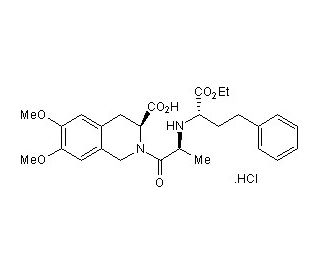 Moexipril hydrochloride (CAS 82586-52-5) - chemical structure image