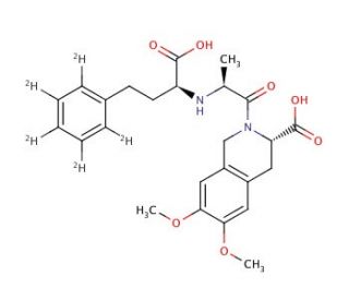 Moexiprilat-d5 (CAS 1356840-08-8) - chemical structure image