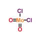 Molybdenum dichloride dioxide (CAS 13637-68-8) - chemical structure image