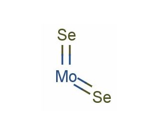 Molybdenum(IV) selenide (CAS 12058-18-3) - chemical structure image