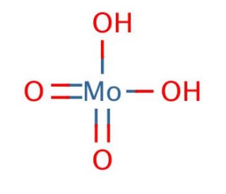 Molybdic acid (CAS 7782-91-4) - chemical structure image