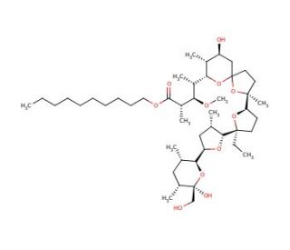 Monensin decyl ester (CAS 164066-23-3) - chemical structure image