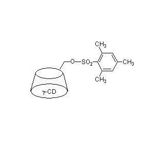 Mono-6-O-mesitylenesulfonyl-gamma-cyclodextrin - chemical structure image