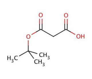 mono-tert-Butyl malonate (CAS 40052-13-9) - chemical structure image