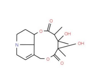 Monocrotaline (CAS 315-22-0) - chemical structure image
