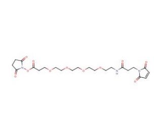 monodisperse Mal-PEG<sub>4</sub>-NHS-ester - chemical structure image