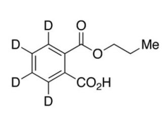 Monopropyl Phthalate-d4 (CAS 1795020-91-5) - chemical structure image
