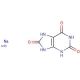Monosodium urate (crystals) (CAS 1198-77-2) - chemical structure image