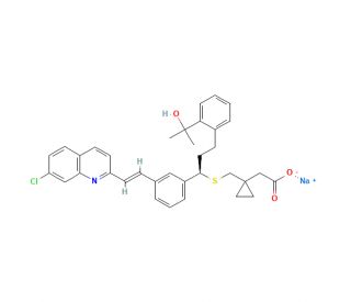 Montelukast Sodium (CAS 151767-02-1) - chemical structure image