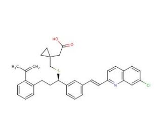 Montelukast Styrene (CAS 918972-54-0) - chemical structure image
