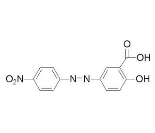 Mordant orange 1 (CAS 2243-76-7) - chemical structure image