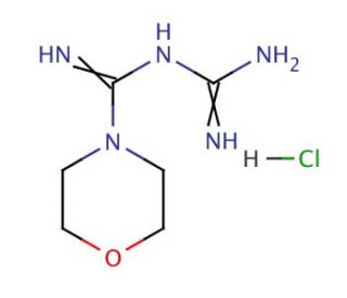 Moroxydine hydrochloride (CAS 3160-91-6) - chemical structure image