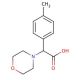 Morpholin-4-yl-(4-methyl)phenyl-acetic acid (CAS 490026-98-7) - chemical structure image