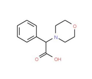 Morpholin-4-yl-phenyl-acetic acid (CAS 6342-19-4) - chemical structure image