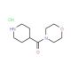 (Morpholin-4-yl)(piperidin-4-yl)methanone hydrochloride (CAS 94467-73-9) - chemical structure image